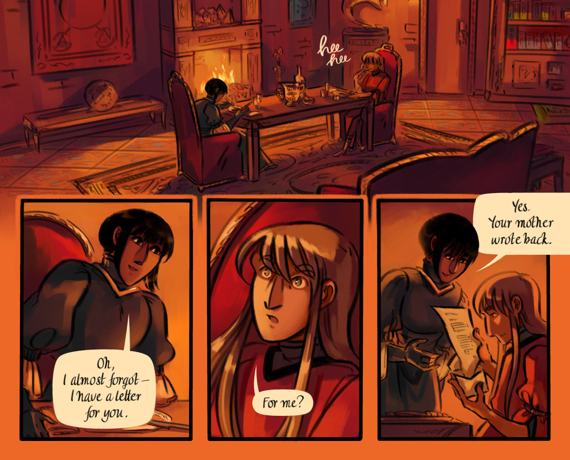 The Gifts of Darkness - Episode 9, Page 27: Chapter 9: Little flames