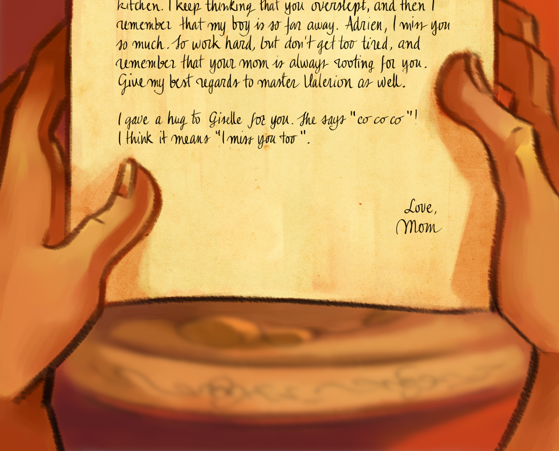 The Gifts of Darkness - Episode 9, Page 28: Chapter 9: Little flames