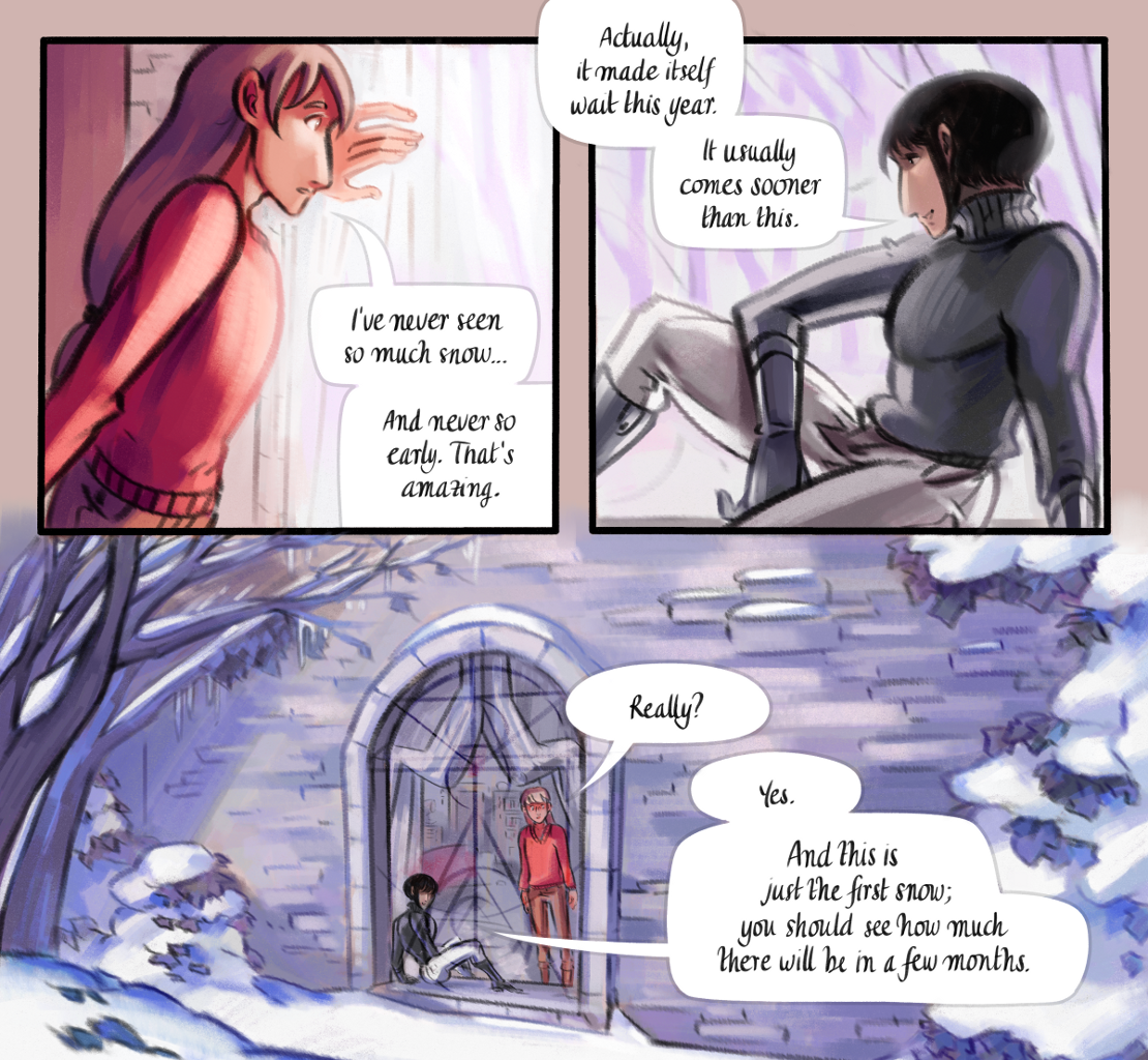 The Gifts of Darkness - Episode 10, Page 5: Chapter 10: The dragon and the snow