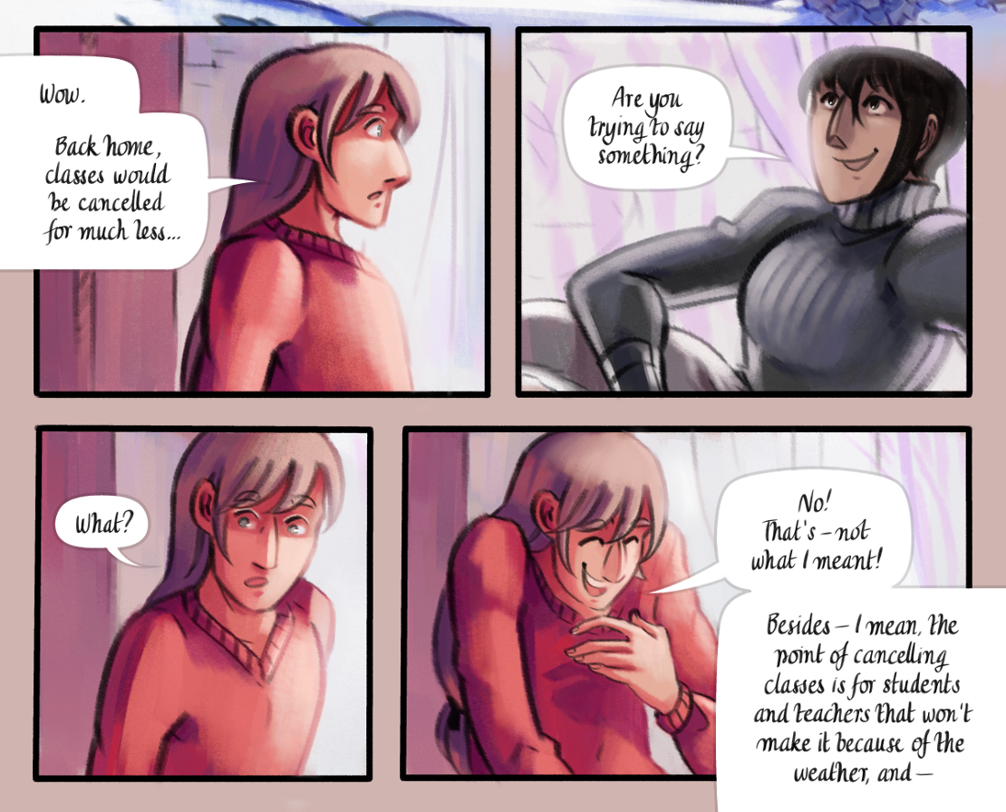 The Gifts of Darkness - Episode 10, Page 5: Chapter 10: The dragon and the snow