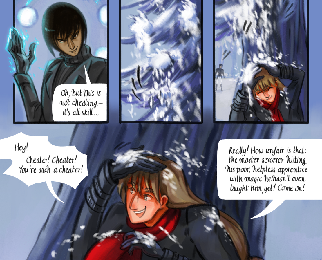 The Gifts of Darkness - Episode 10, Page 9: Chapter 10: The dragon and the snow