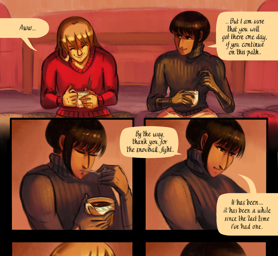 The Gifts of Darkness - Episode 10, Page 13: Chapter 10: The dragon and the snow