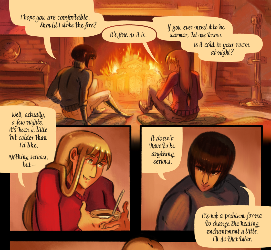 The Gifts of Darkness - Episode 10, Page 14: Chapter 10: The dragon and the snow