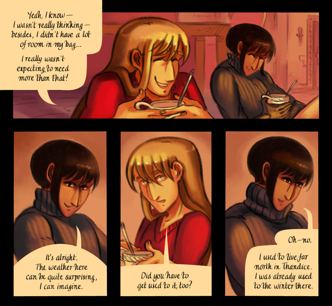 The Gifts of Darkness - Episode 10, Page 15: Chapter 10: The dragon and the snow