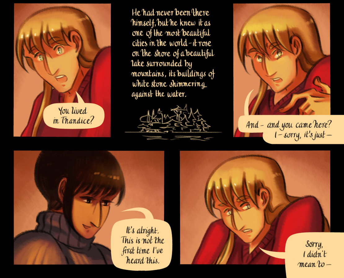 The Gifts of Darkness - Episode 10, Page 15: Chapter 10: The dragon and the snow