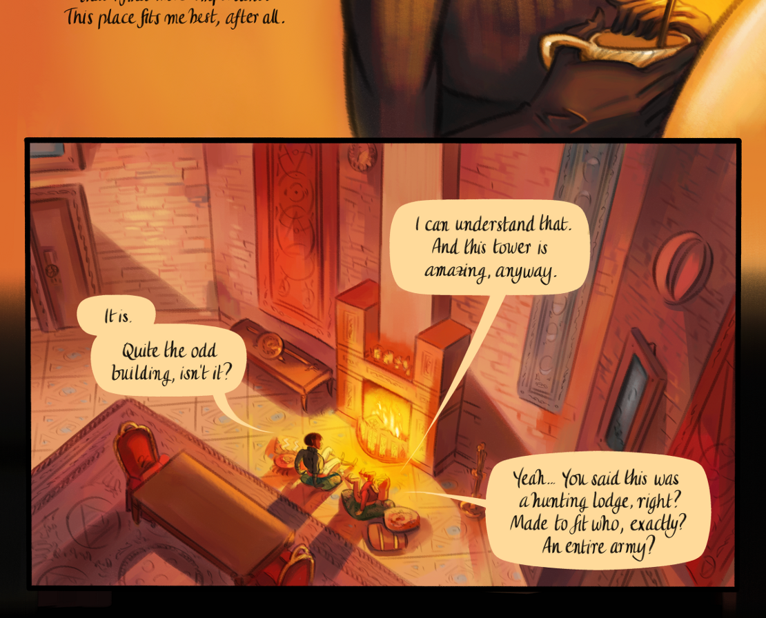 The Gifts of Darkness - Episode 10, Page 16: Chapter 10: The dragon and the snow