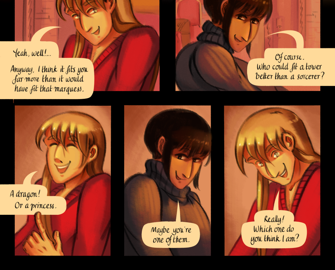 The Gifts of Darkness - Episode 10, Page 17: Chapter 10: The dragon and the snow