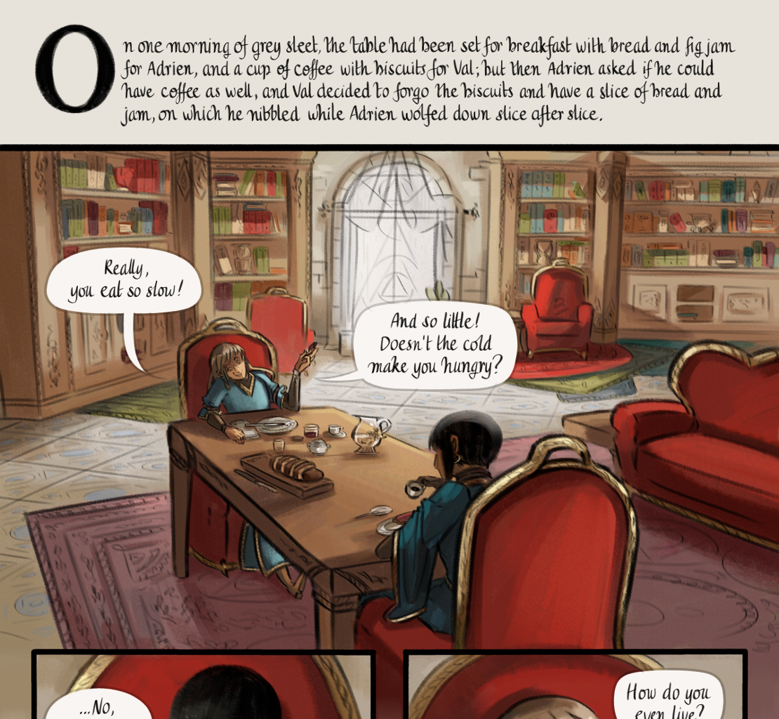 The Gifts of Darkness - Episode 12, Page 4: Chapter 12: Burdens