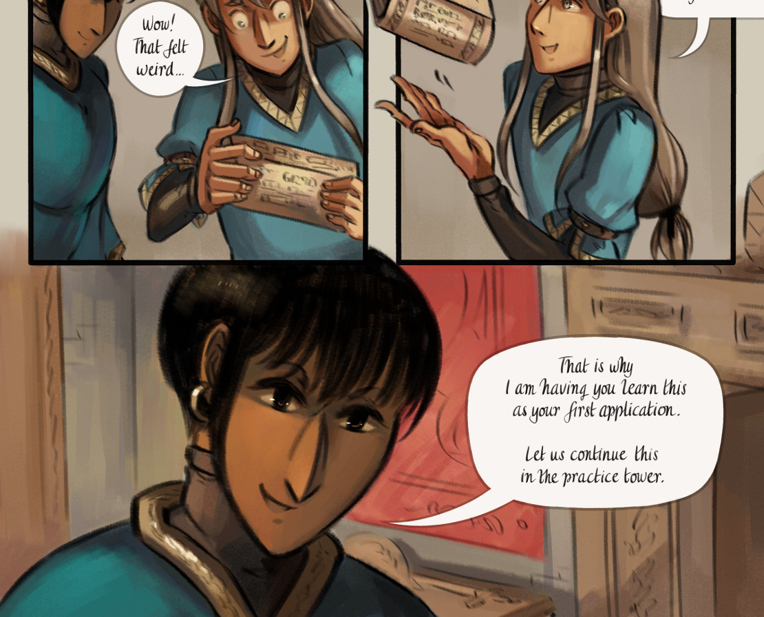 The Gifts of Darkness - Episode 12, Page 8: Chapter 12: Burdens