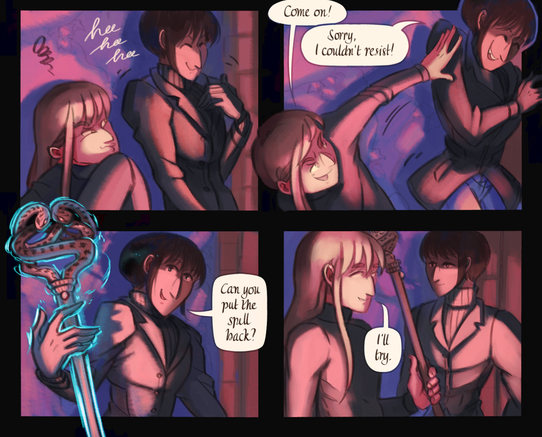 The Gifts of Darkness - Episode 12, Page 17: Chapter 12: Burdens