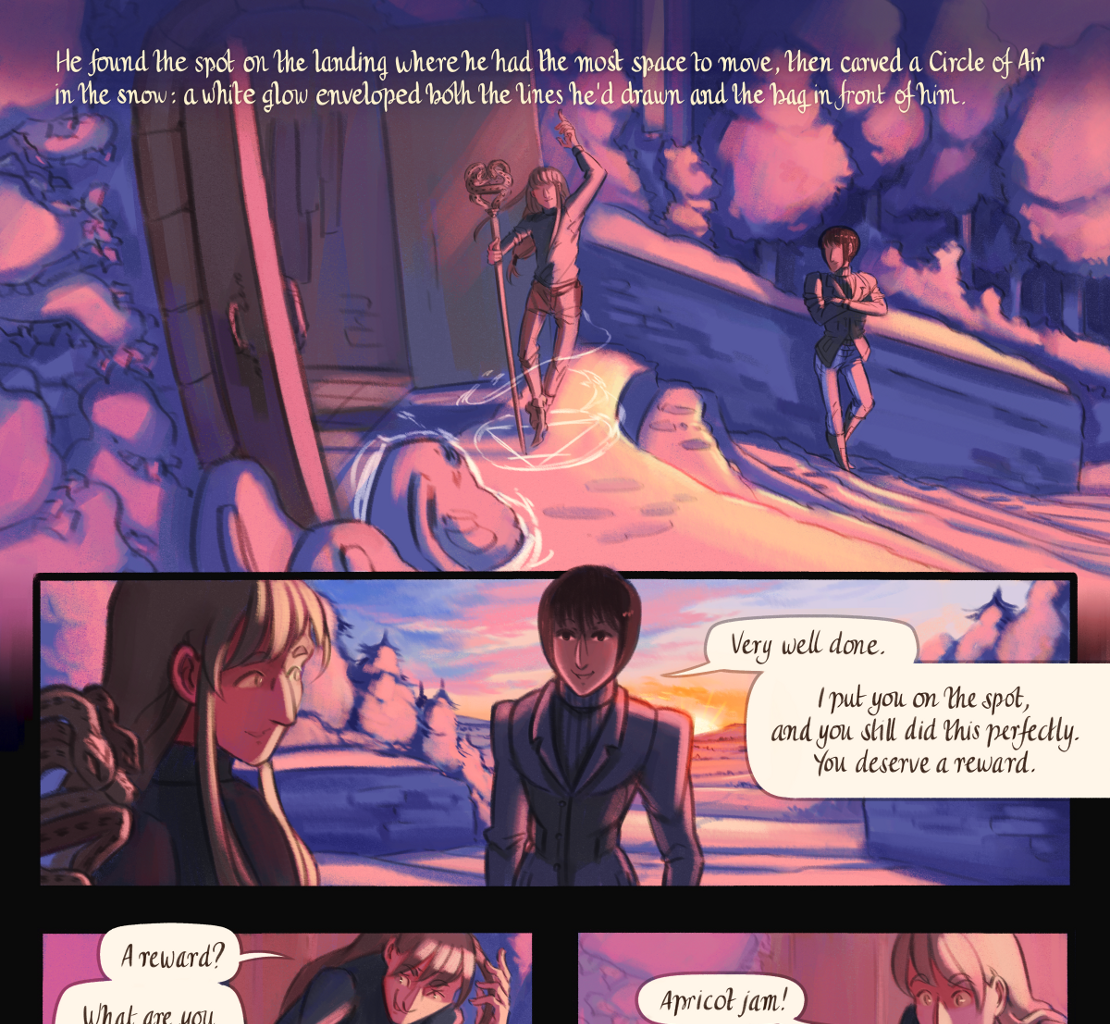 The Gifts of Darkness - Episode 12, Page 18: Chapter 12: Burdens