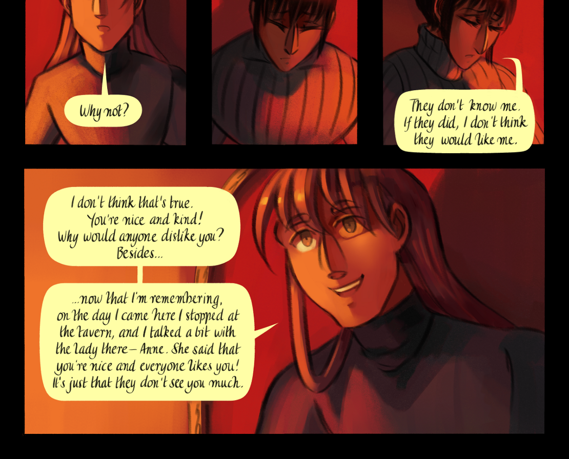The Gifts of Darkness - Episode 12, Page 21: Chapter 12: Burdens