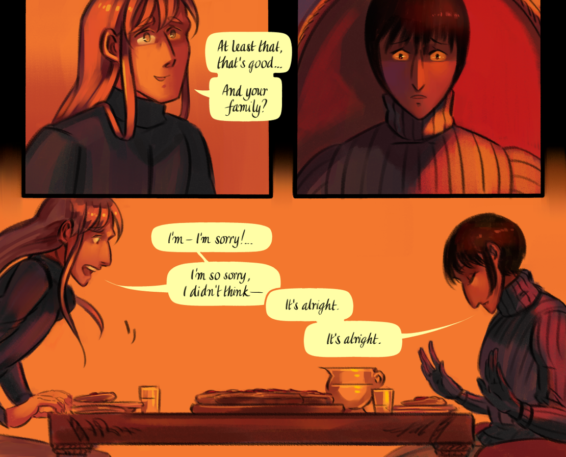 The Gifts of Darkness - Episode 12, Page 23: Chapter 12: Burdens