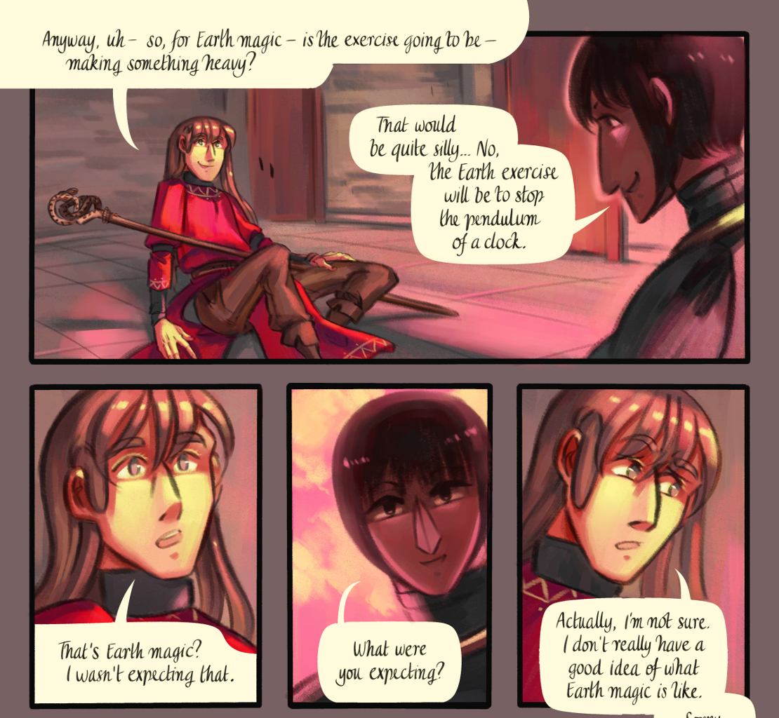 The Gifts of Darkness - Episode 13, Page 8: Chapter 13: Shifting horizons
