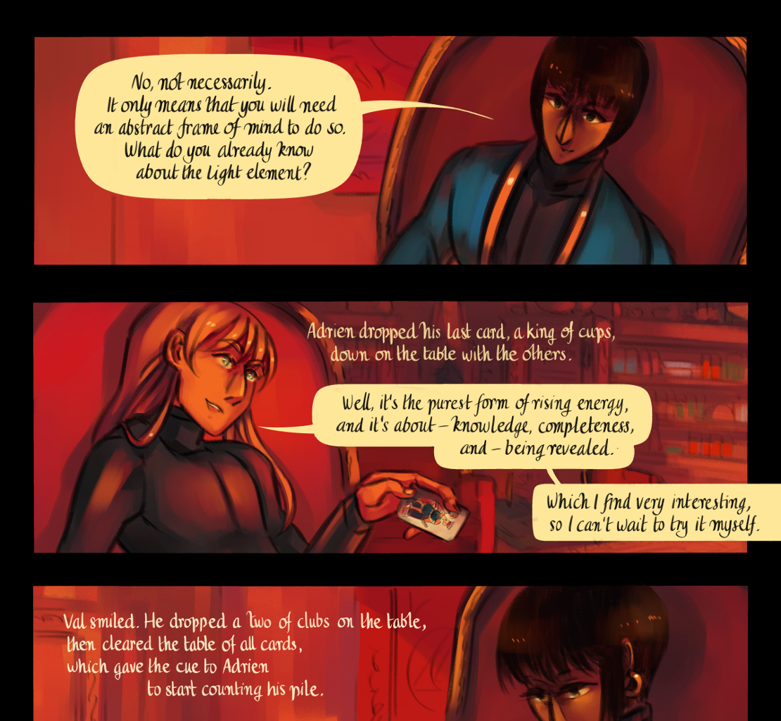 The Gifts of Darkness - Episode 13, Page 23: Chapter 13: Shifting horizons