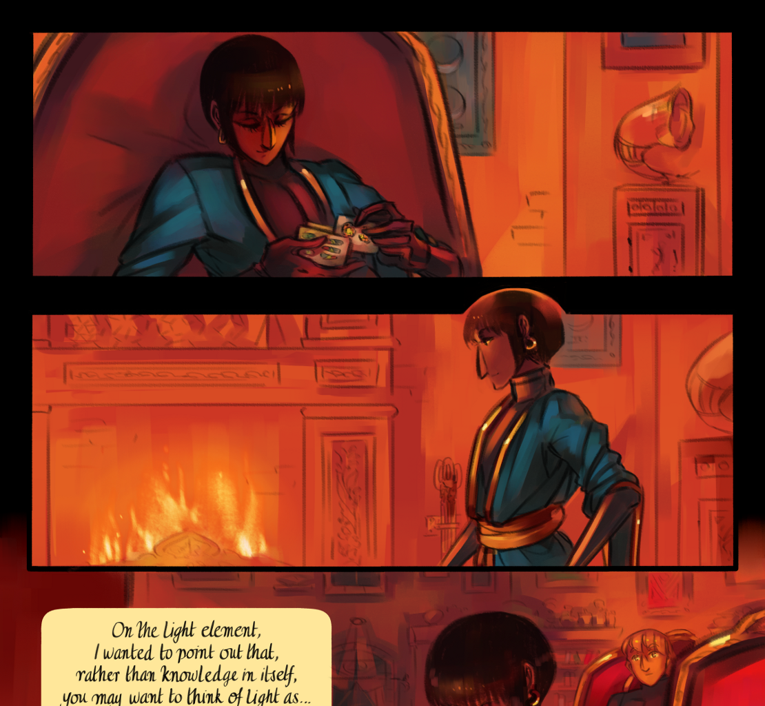 The Gifts of Darkness - Episode 13, Page 24: Chapter 13: Shifting horizons