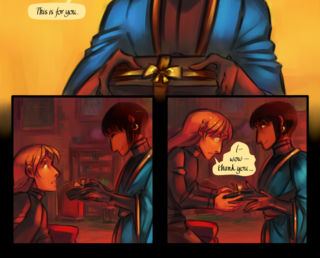 The Gifts of Darkness - Episode 13, Page 27: Chapter 13: Shifting horizons
