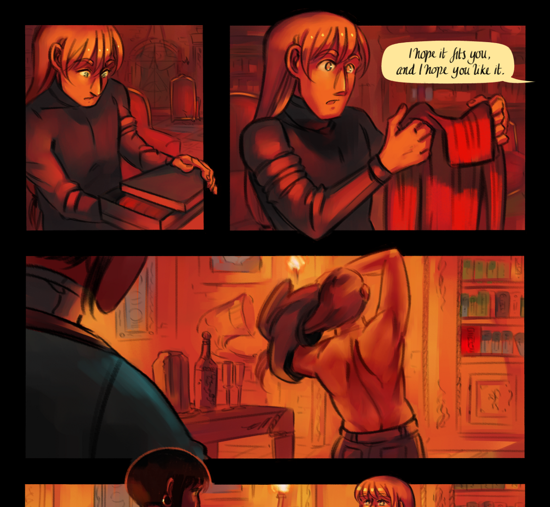 The Gifts of Darkness - Episode 13, Page 28: Chapter 13: Shifting horizons