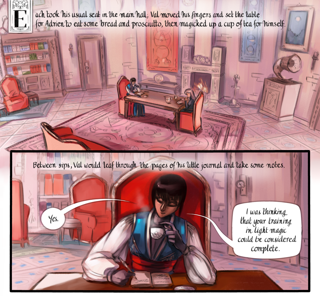 The Gifts of Darkness - Episode 14, Page 3: Chapter 14: Silence