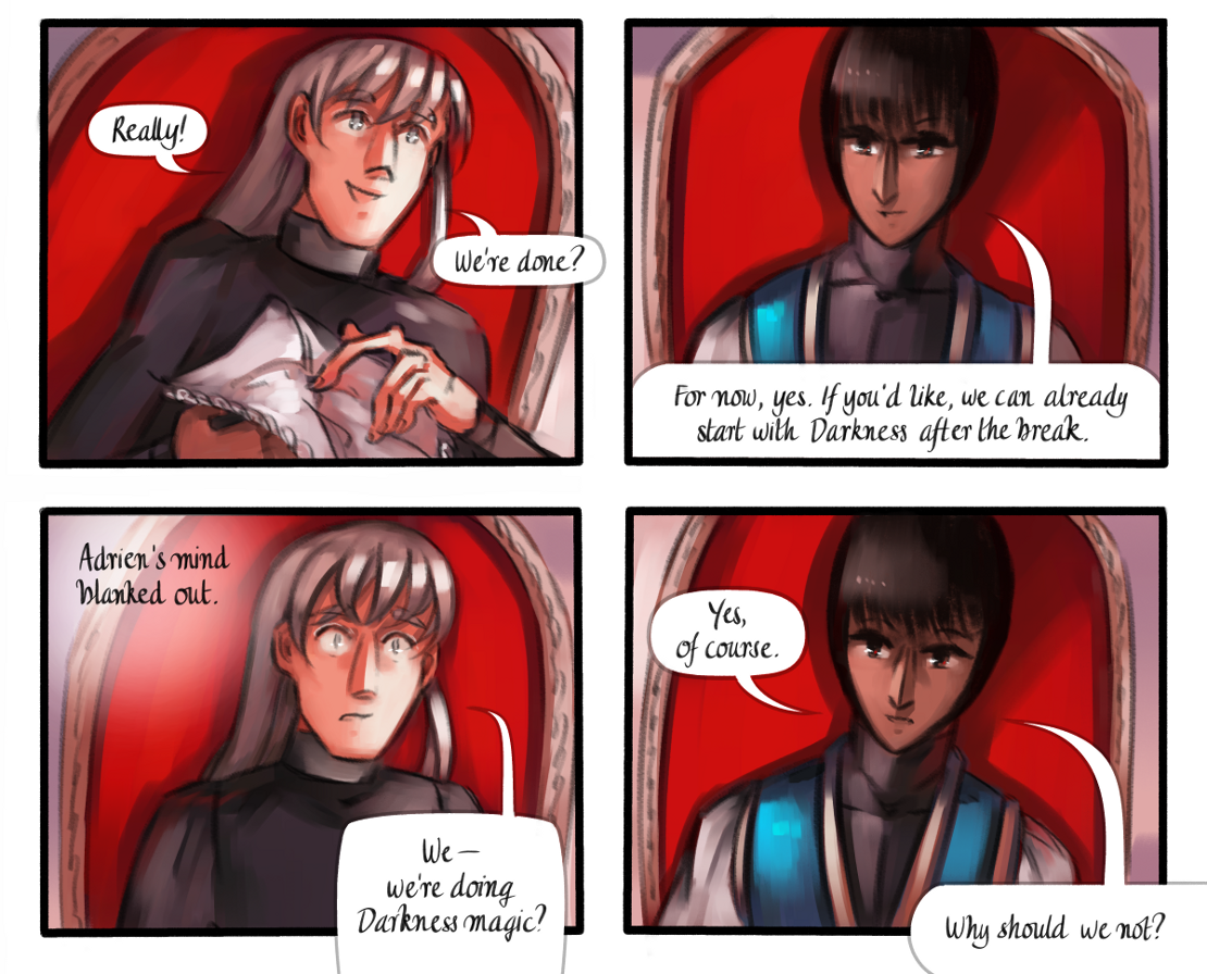 The Gifts of Darkness - Episode 14, Page 3: Chapter 14: Silence