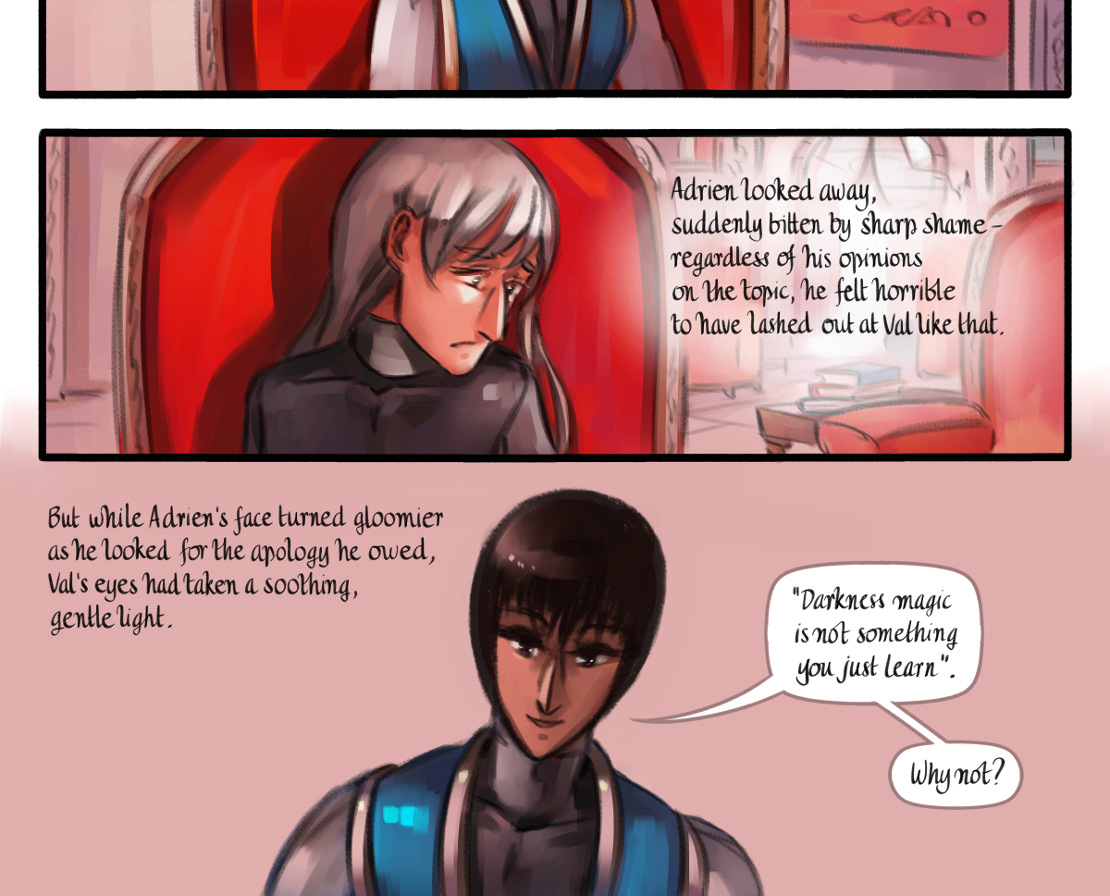 The Gifts of Darkness - Episode 14, Page 4: Chapter 14: Silence