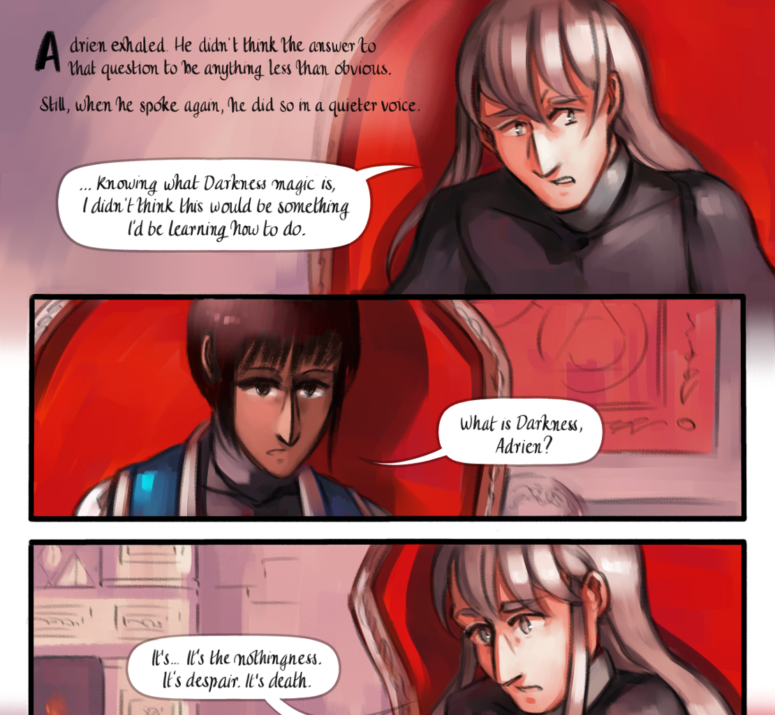 The Gifts of Darkness - Episode 14, Page 5: Chapter 14: Silence
