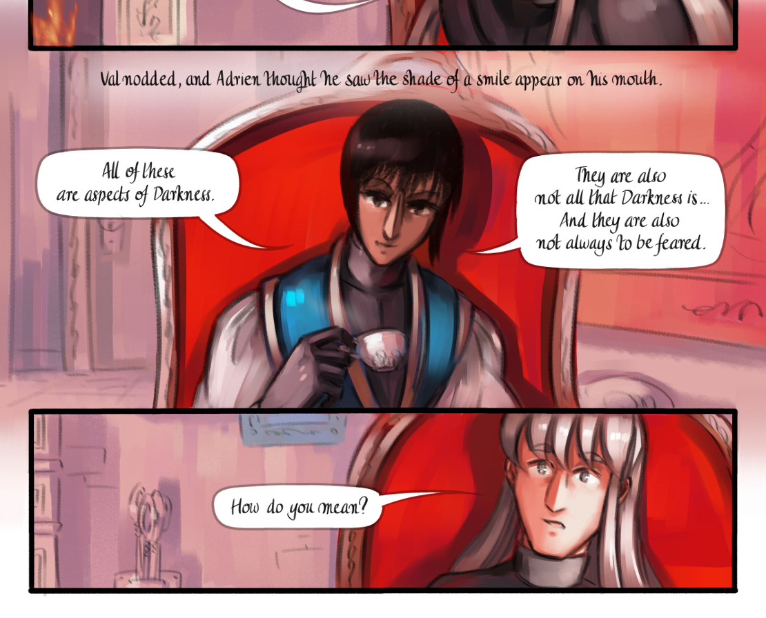 The Gifts of Darkness - Episode 14, Page 5: Chapter 14: Silence