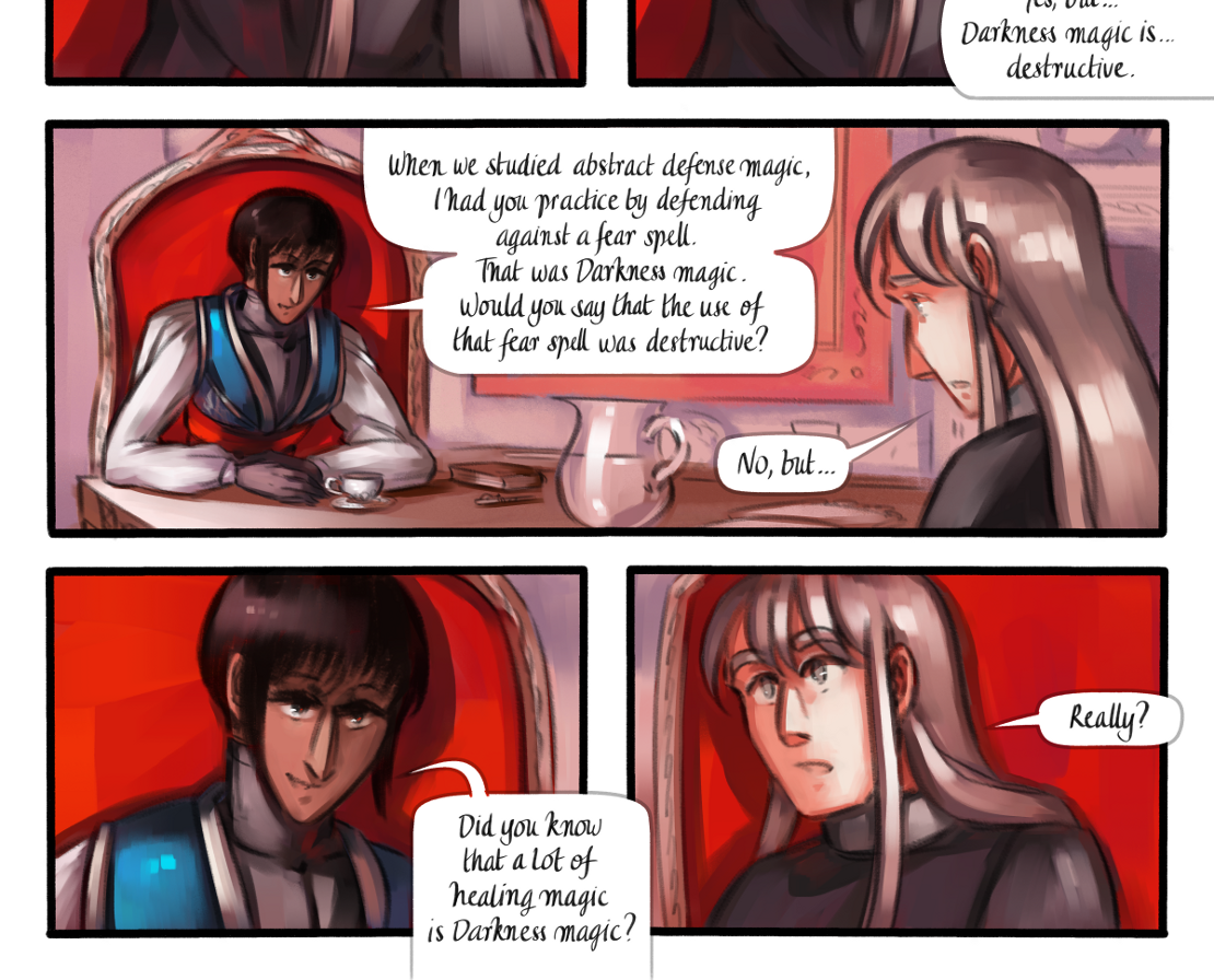 The Gifts of Darkness - Episode 14, Page 6: Chapter 14: Silence