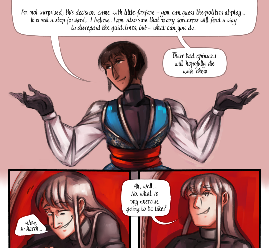 The Gifts of Darkness - Episode 14, Page 9: Chapter 14: Silence