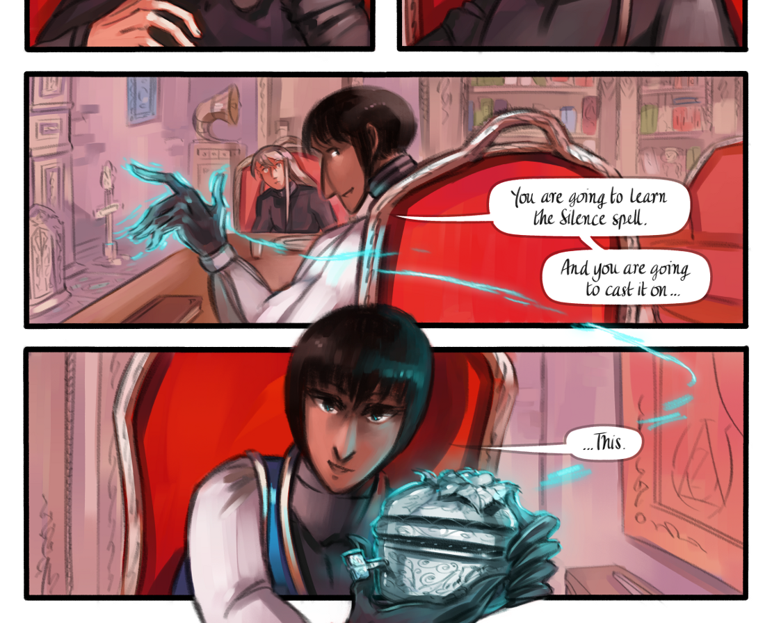 The Gifts of Darkness - Episode 14, Page 9: Chapter 14: Silence