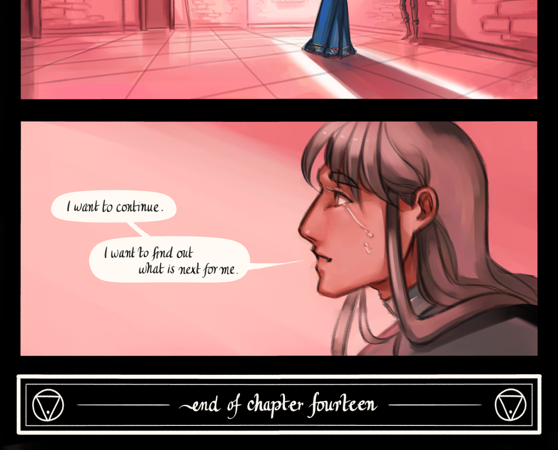 The Gifts of Darkness - Episode 14, Page 21: Chapter 14: Silence