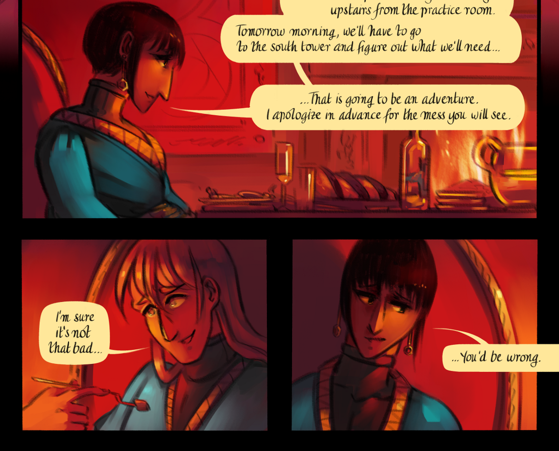 The Gifts of Darkness - Episode 15, Page 4: Chapter 15: The alchemy laboratory