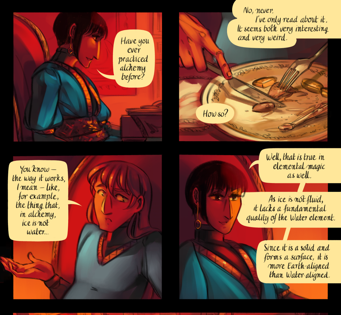 The Gifts of Darkness - Episode 15, Page 5: Chapter 15: The alchemy laboratory