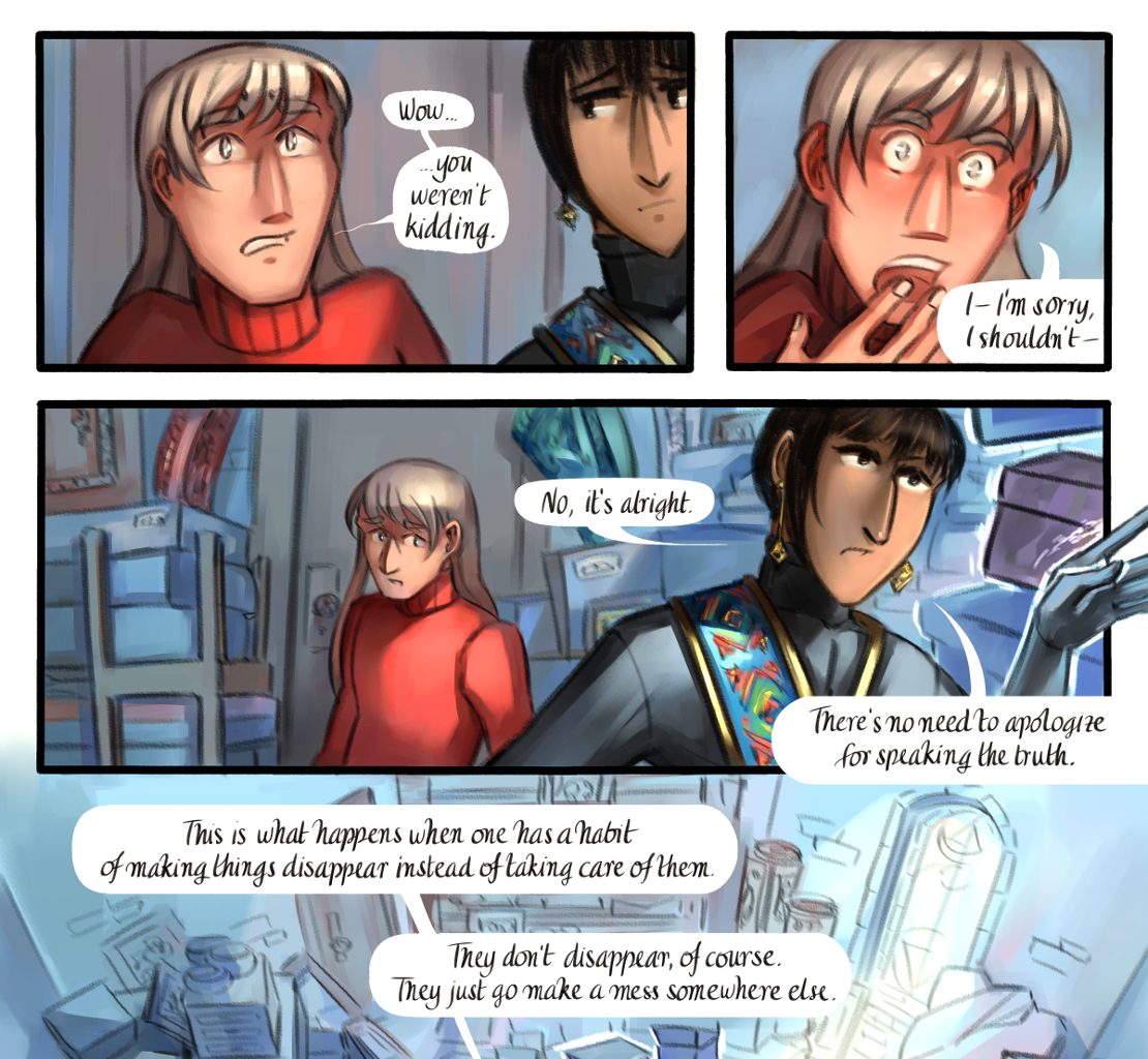 The Gifts of Darkness - Episode 15, Page 8: Chapter 15: The alchemy laboratory