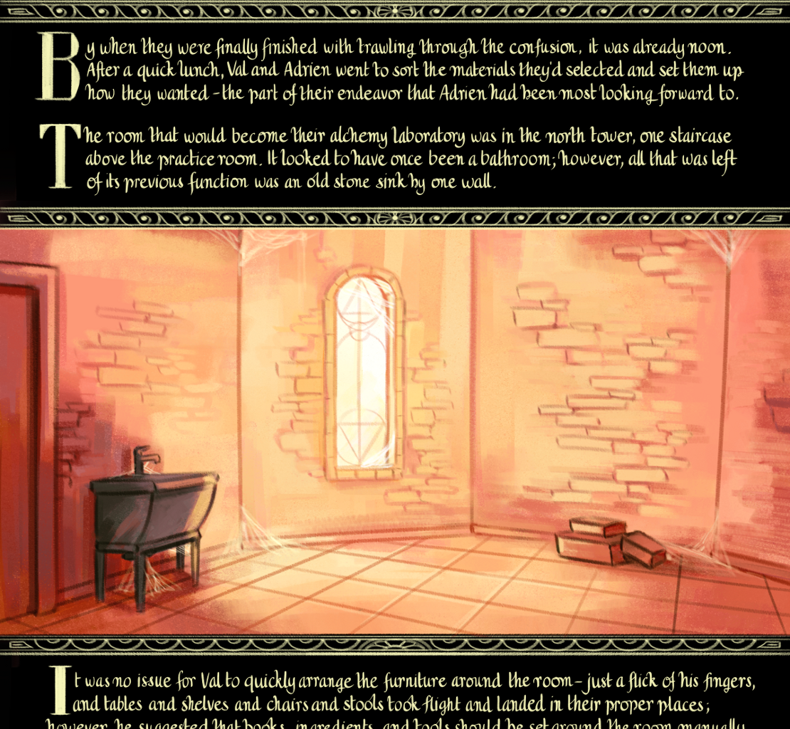 The Gifts of Darkness - Episode 15, Page 10: Chapter 15: The alchemy laboratory