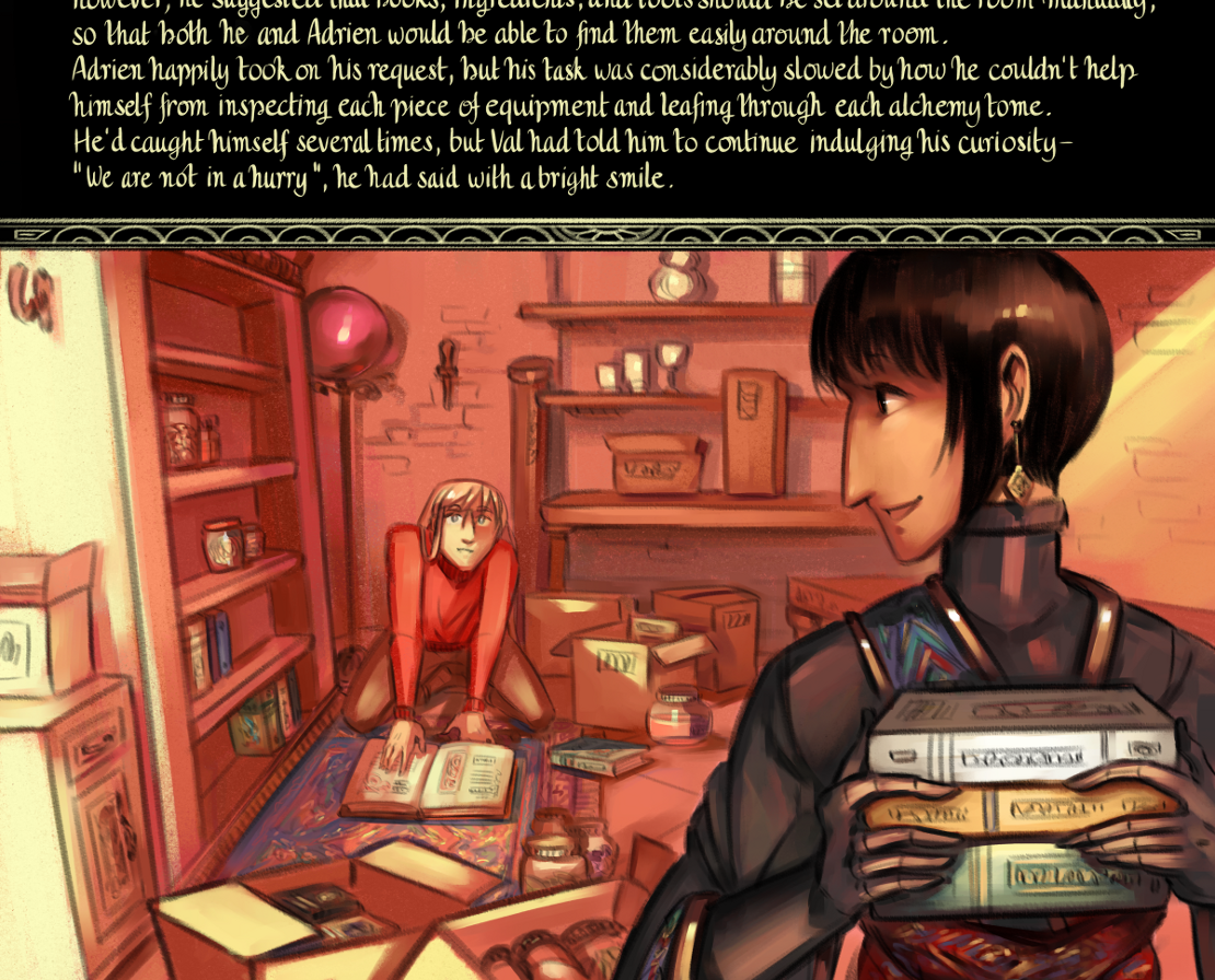 The Gifts of Darkness - Episode 15, Page 10: Chapter 15: The alchemy laboratory