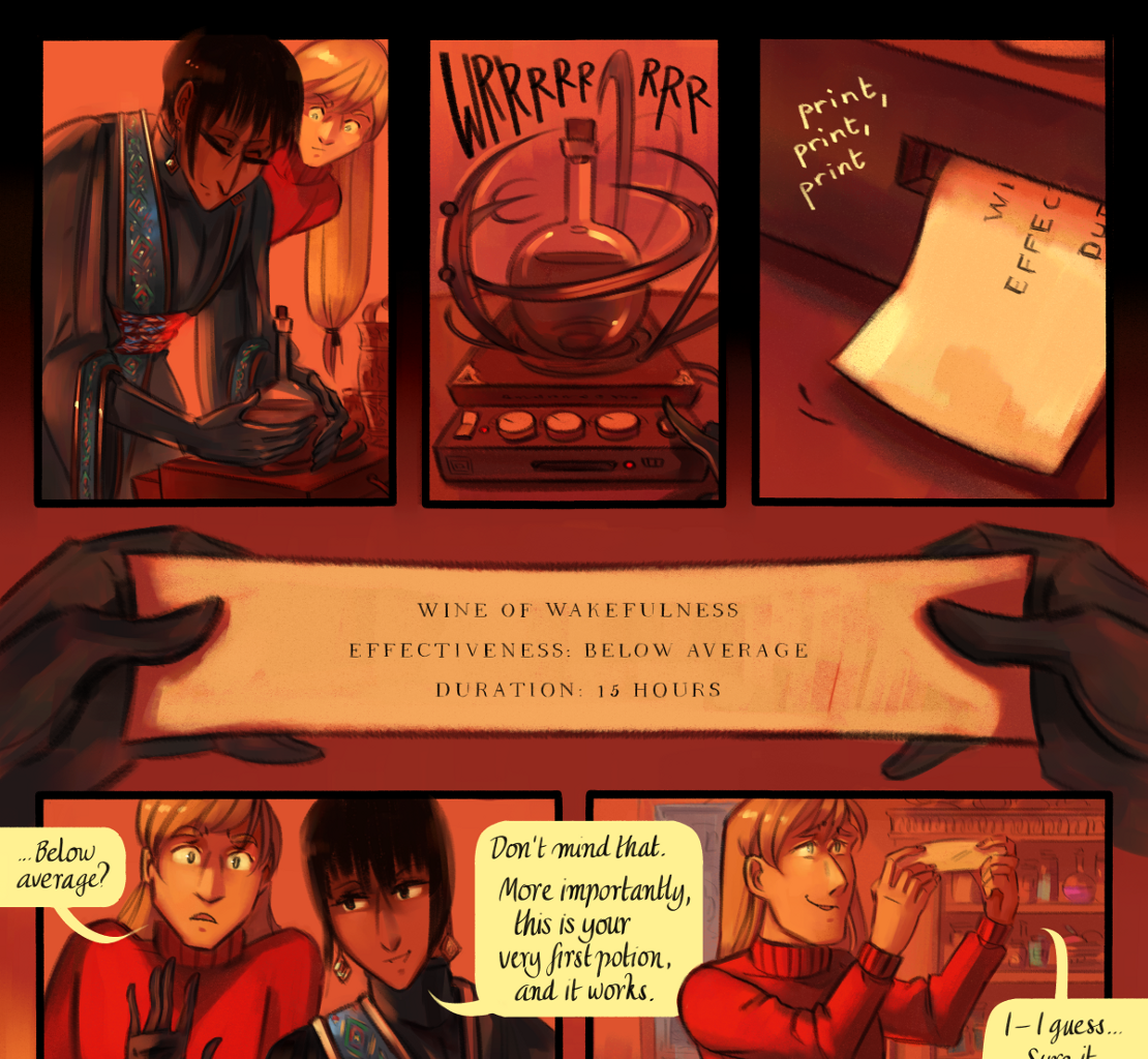 The Gifts of Darkness - Episode 15, Page 21: Chapter 15: The alchemy laboratory