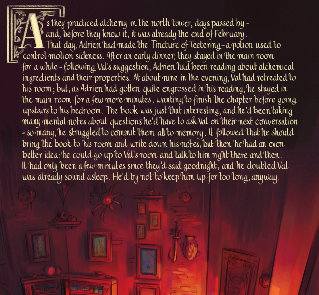 The Gifts of Darkness - Episode 16, Page 2: Chapter 16: Through the door