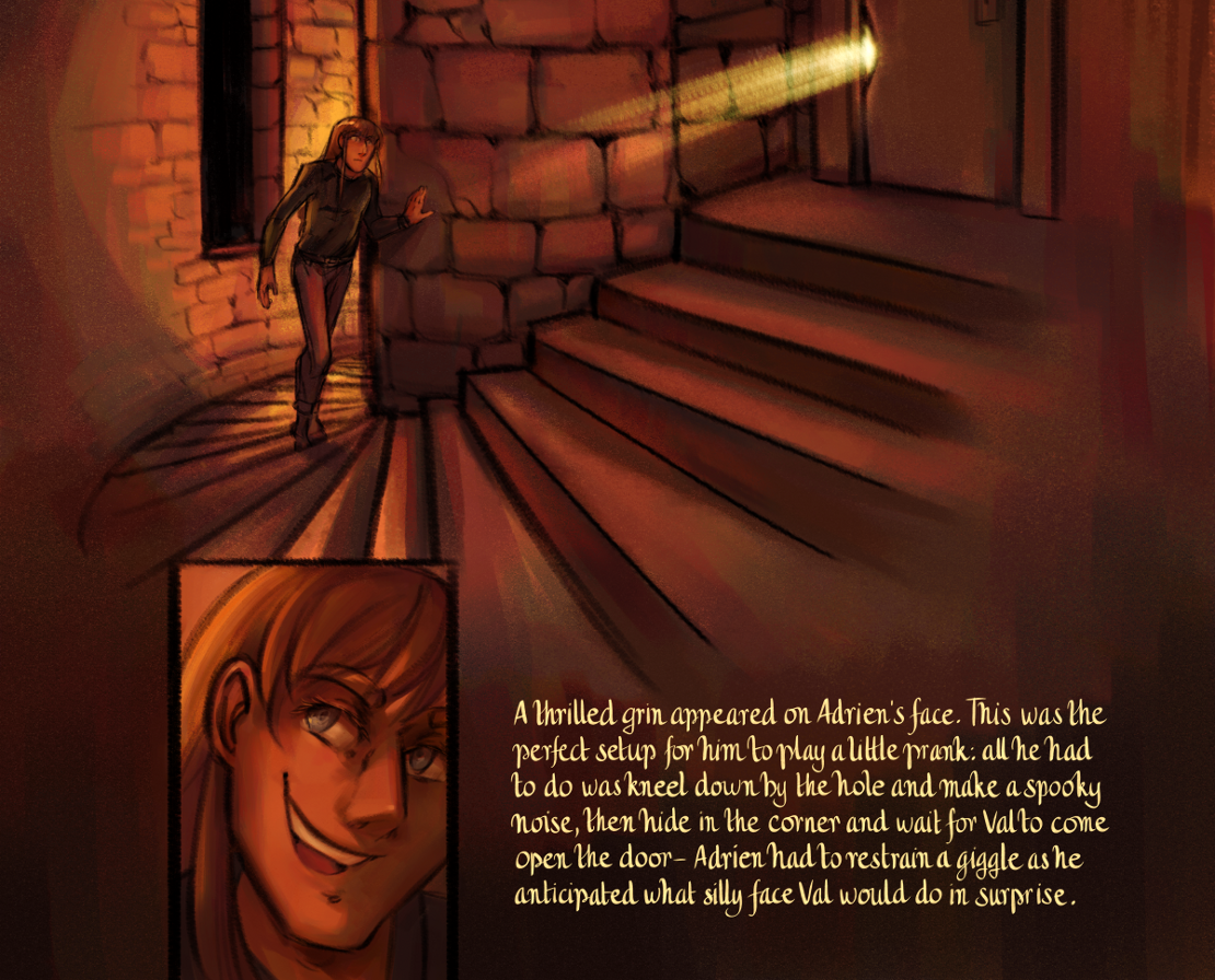 The Gifts of Darkness - Episode 16, Page 3: Chapter 16: Through the door
