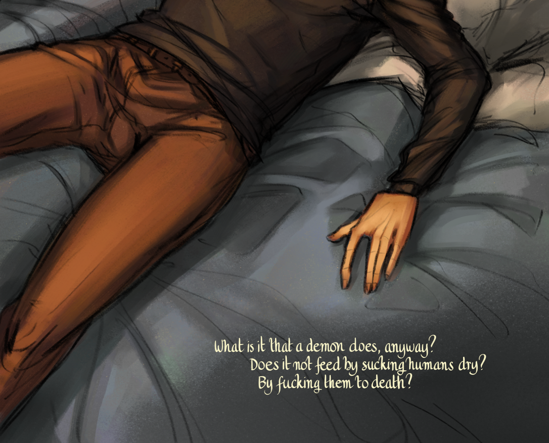 The Gifts of Darkness - Episode 16, Page 15: Chapter 16: Through the door