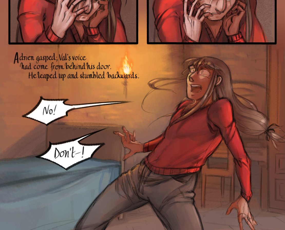 The Gifts of Darkness - Episode 16, Page 24: Chapter 16: Through the door