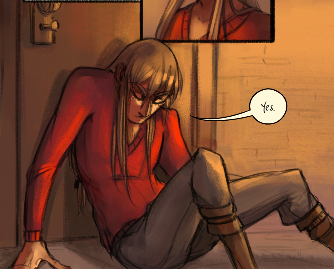 The Gifts of Darkness - Episode 16, Page 25: Chapter 16: Through the door