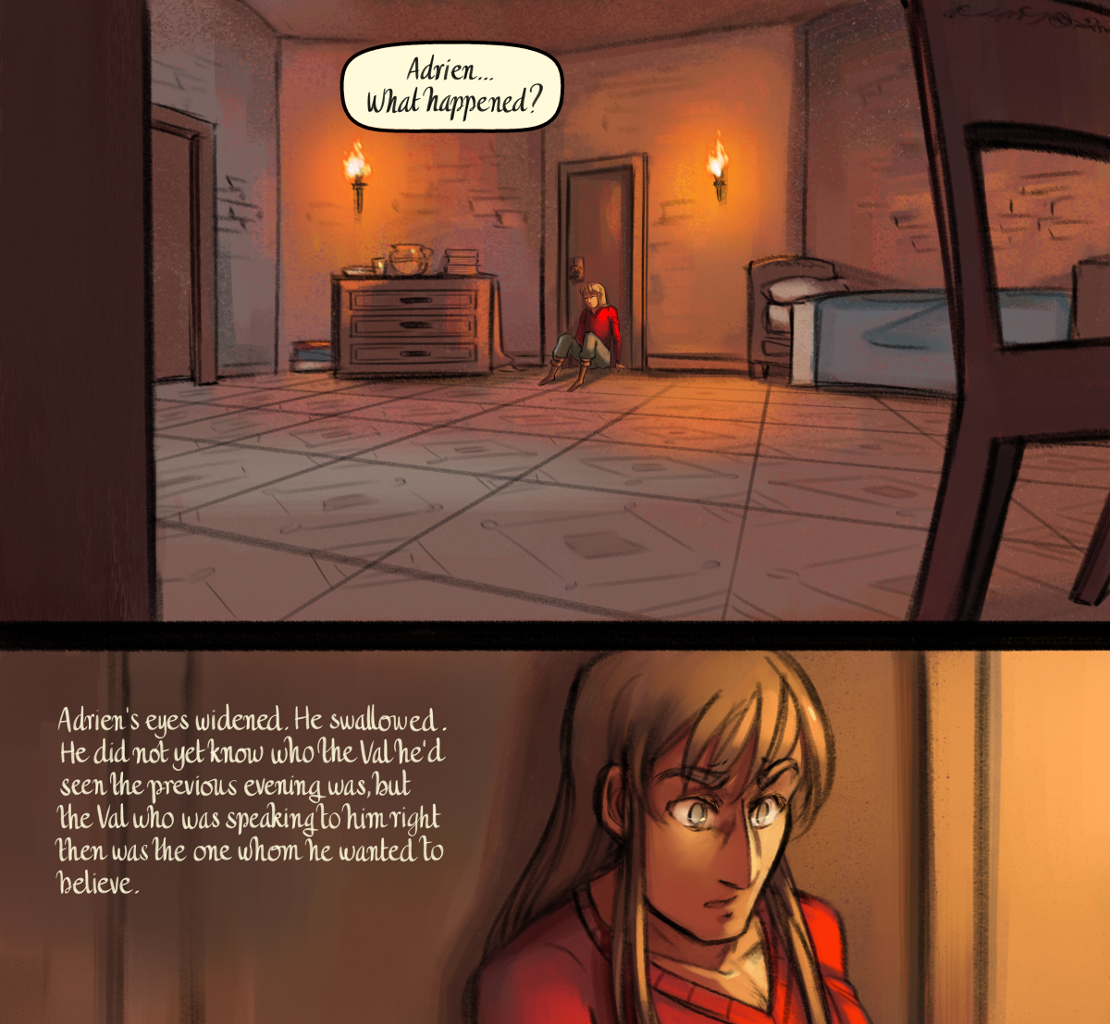 The Gifts of Darkness - Episode 16, Page 26: Chapter 16: Through the door