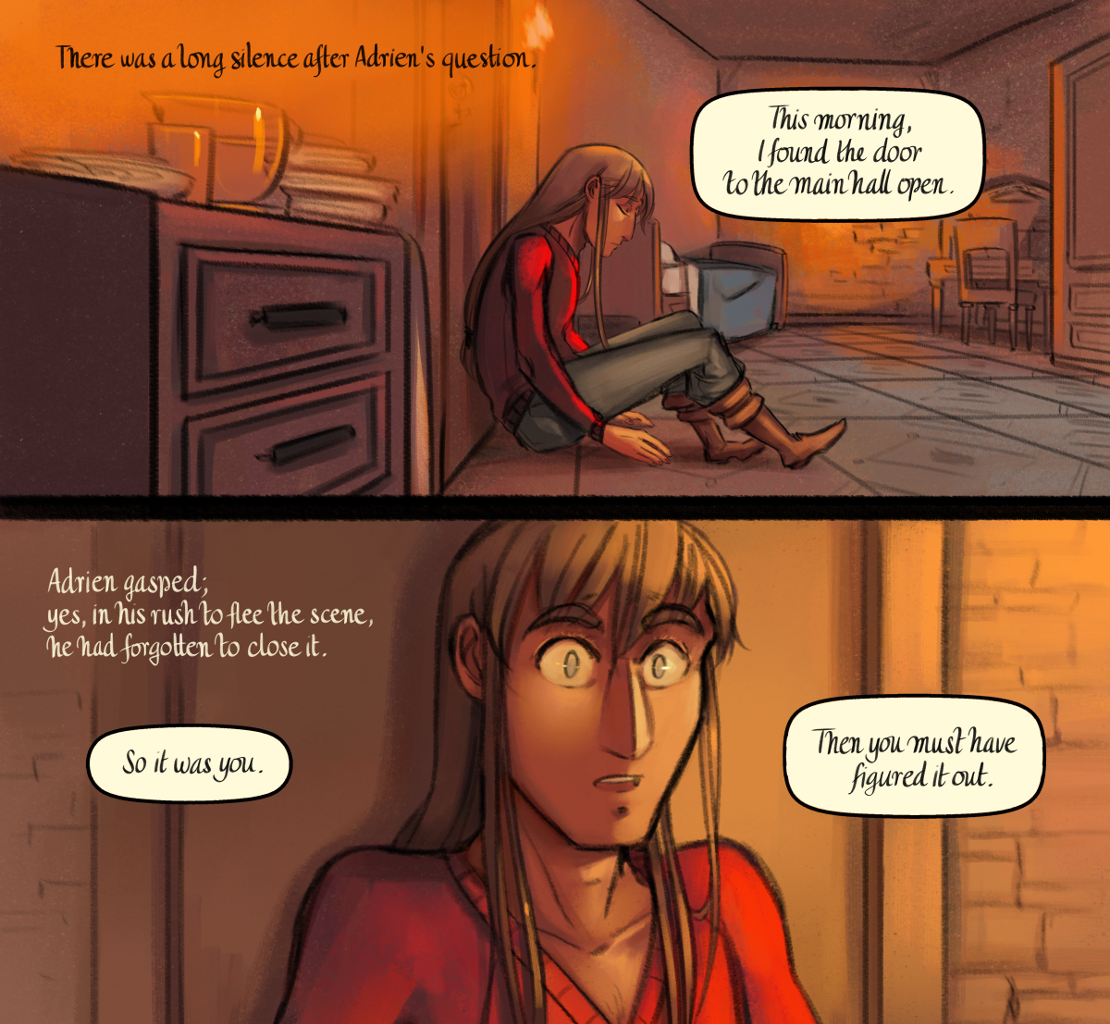 The Gifts of Darkness - Episode 16, Page 27: Chapter 16: Through the door
