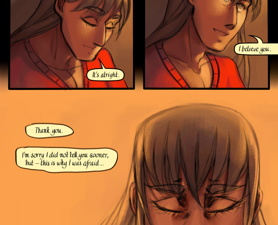 The Gifts of Darkness - Episode 16, Page 30: Chapter 16: Through the door