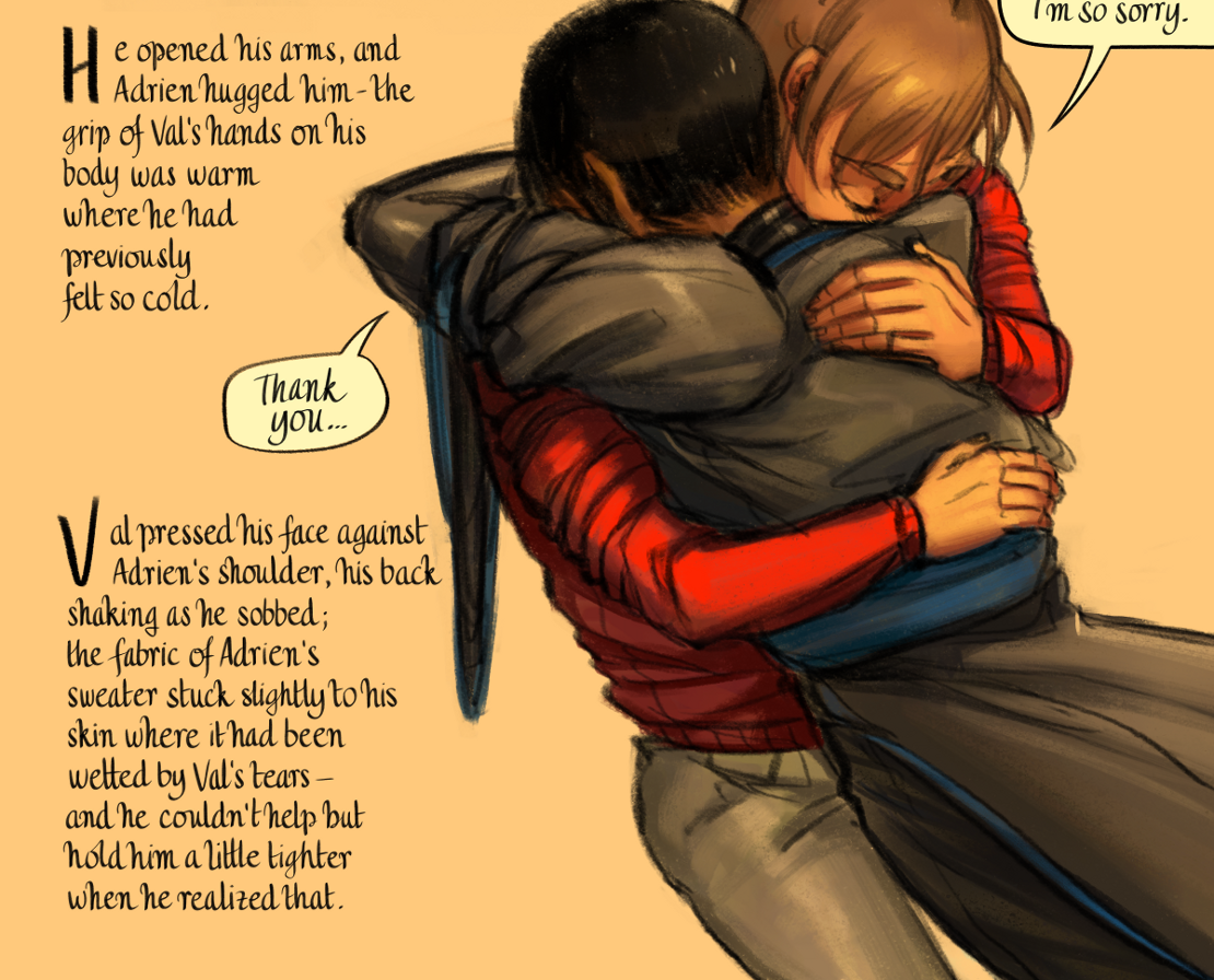 The Gifts of Darkness - Episode 16, Page 34: Chapter 16: Through the door