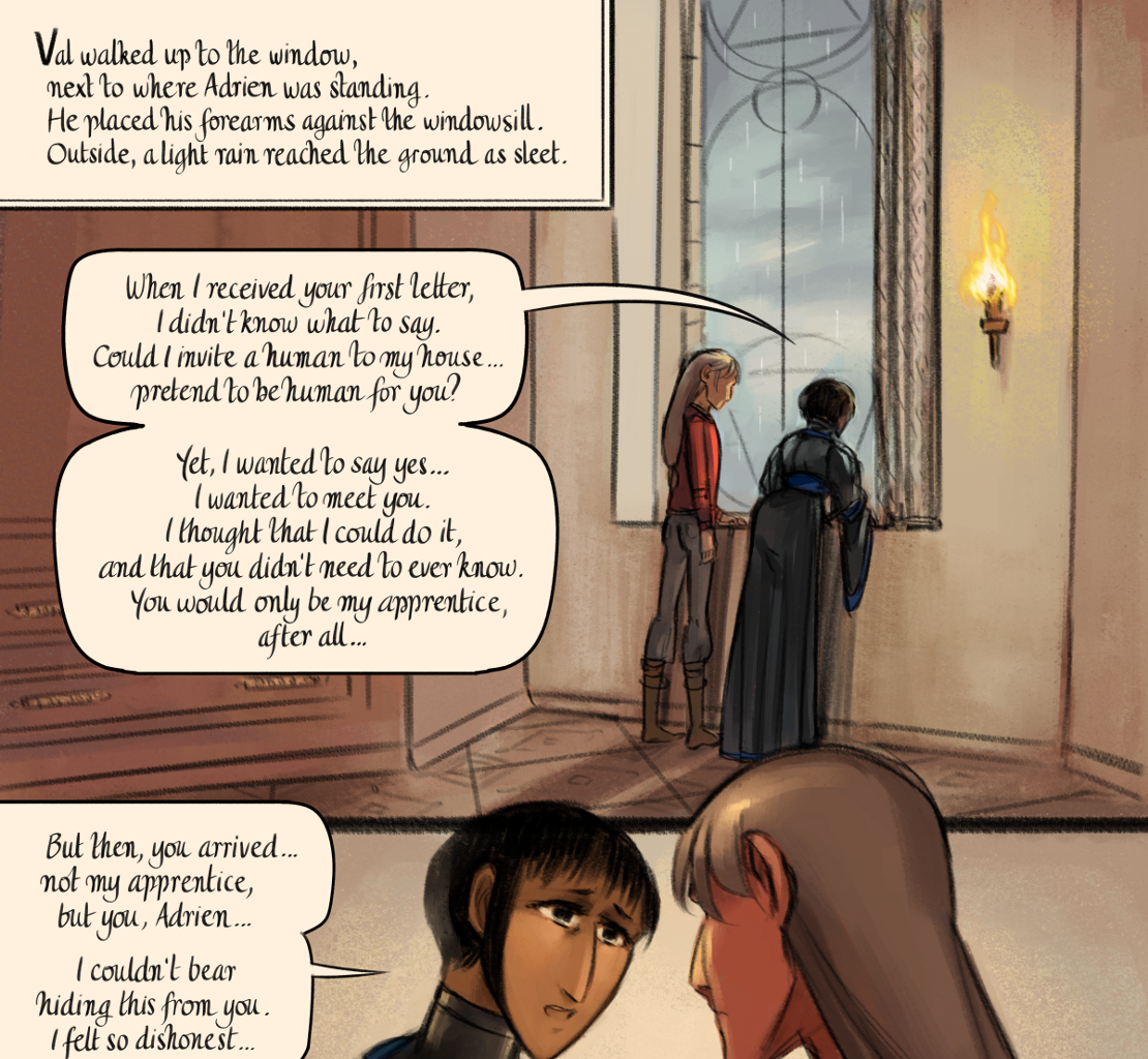 The Gifts of Darkness - Episode 16, Page 37: Chapter 16: Through the door