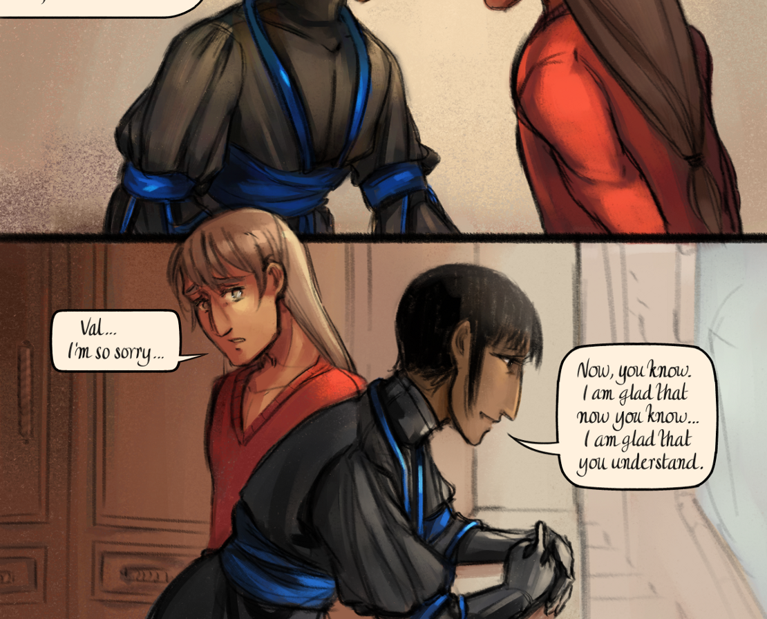 The Gifts of Darkness - Episode 16, Page 37: Chapter 16: Through the door