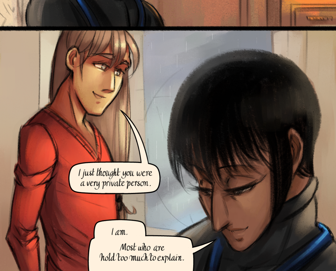 The Gifts of Darkness - Episode 16, Page 38: Chapter 16: Through the door