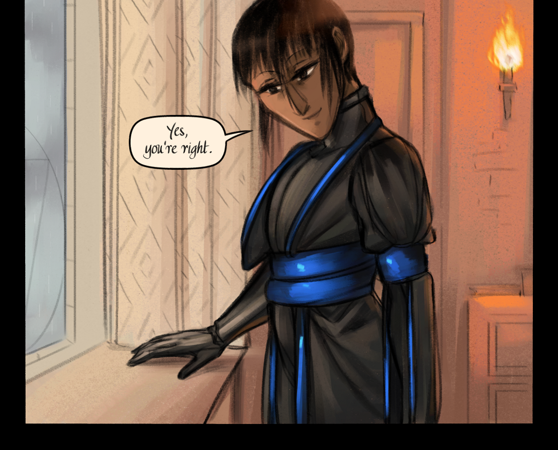 The Gifts of Darkness - Episode 16, Page 40: Chapter 16: Through the door